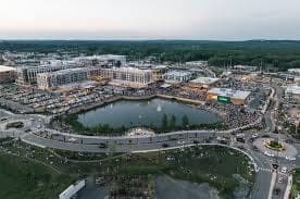 Tuscan Village Aerial View in Salem, NH